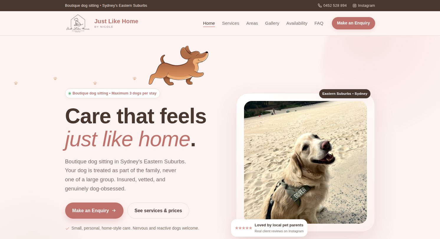 Availability: Just Like Home by Nicole